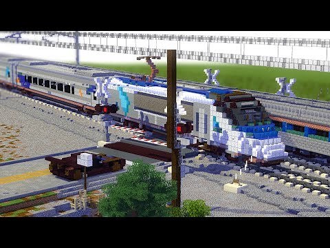 Minecraft Amtrak Acela Express NEC Train Animation