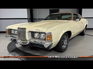 FOR SALE!! 1971 Mercury Cougar (Stock #1333)