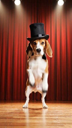 Tip Toe Dog.