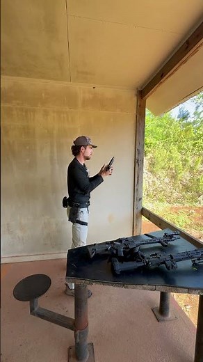 The Springfield Prodigy 5” Comped is super flat. Working on reloads #tacticaledc #shooting #rangeday
