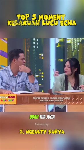 Top 5 Momen Lucu Echa yang Bikin Ngakak!