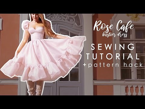 Puff Bustier Dress Tutorial + Pattern