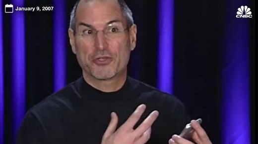 Watch Steve Jobs explain the iPhone in 2007 CNBC interview