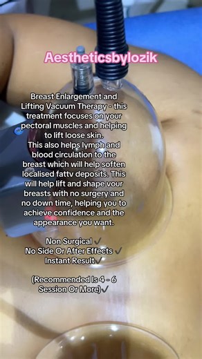 Breast Enlargement & Lifting Vacuum Therapy for Firmer Breasts
