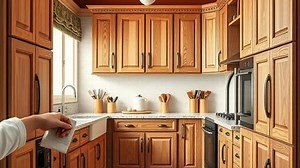 how to distress oak kitchen cabinets? - Test Food Kitchen