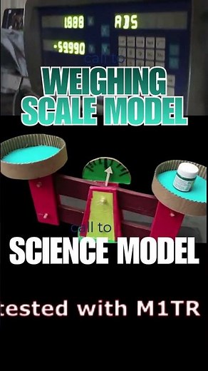 Working Weighing Scale Model | Science Project for School