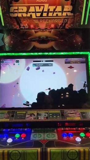 Gravitar Recharged by Alan-1 at pinbll expo 2025. #arcade #Atari #gravitar