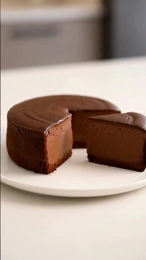 3‑Ingredient High‑Protein Chocolate Cheesecake. #healthyeating #easynutrition #recipe