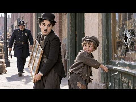 Silent Comedy-Drama | Charlie Chaplin Fights to Keep His Little Boy | The Kid (1921) | 4K