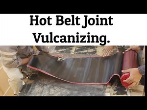 Conveyor Belt Hot Joint || Belt Vulcanizing ||
