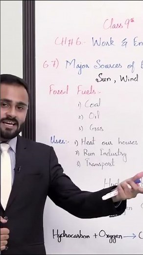 Class 9 - Physics Chapter 6 - Lecture 6 - Major Sources of Energy - Allied Schools