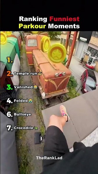 Ranking Funniest Parkour Moments