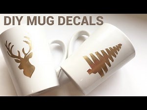 Dollar Tree DIY| How to make custom designed mugs * NO Machine needed