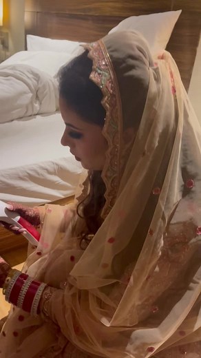 When you’re the cutest bride ever 😉❤️ | Parul Garg