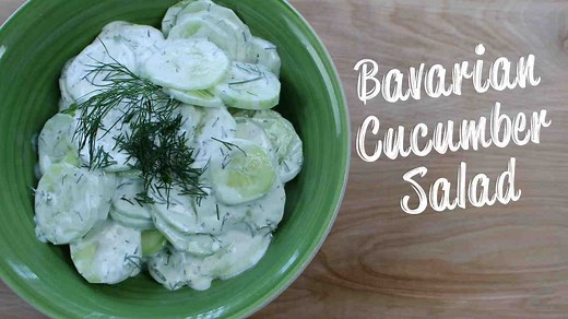 Bavarian Cucumber Salad - All Tastes German