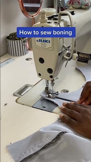 How to Sew Boning into a Garment