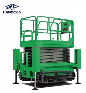[Hot Item] 2024 Hangcha Electric Crawler Scissor Lift with Working Height 8m