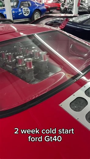 Unforgettable Cold Start Sound of the Ford GT40