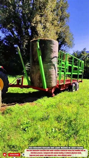 Best Innovative Hydraulic Bale Loader Machine for Smart Farming