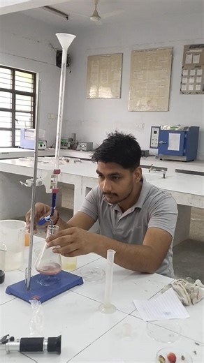 Strawberry 🍓 Vitamin C Test in Agriculture Lab | Practical Experiment Step by Step #AgriStudents
