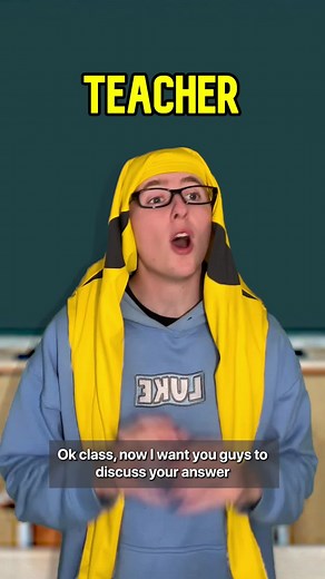 When The Teacher Aske You To Discuss Your Answer | lukedavidson_