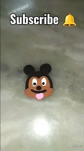Mickey Mouse Clay Model | How To Make Mickey Mouse For Beginners | Mickey Mouse Craft With Clay