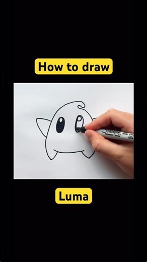 How to draw Luma #shorts #luma #drawing #draw #supermario #colouring #art #howtodraw #colour #fun