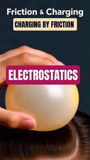 Charging By Friction #electrostatics