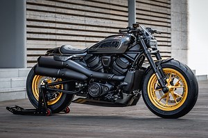 Harley-Davidson P-Type Is the New Sportster in Mean Black and Yellow Clothing