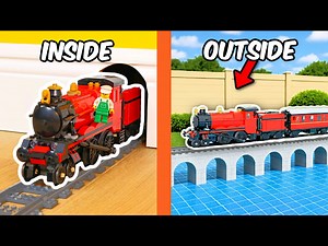 [中配]我在我的房子周围建了一条乐高火车轨道... - TD BRICKS