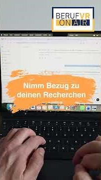 Anschreiben mit KI – so funktioniert es besser | BerufVRonAIR #ausbildung #berufsorientierung