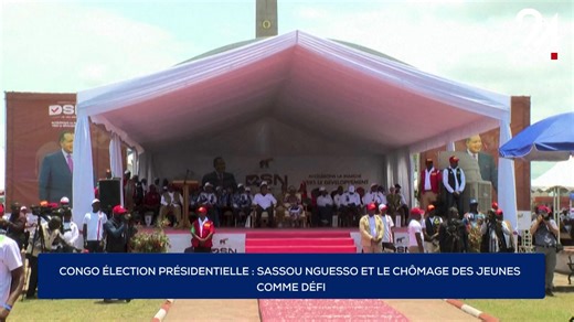 Congo 🇨🇬 politique : lancement de campagne à Pointe-Noire pour la présidentielle du 15 mars au Congo-Brazzaville par le président Denis Sassou N'Guesso. | Gabon 24