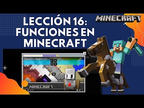 ⚡✅ Lección 16 Funciones en Minecraft Tutorial 100% [Completo] y Rapido✅⚡ *MIRALO*