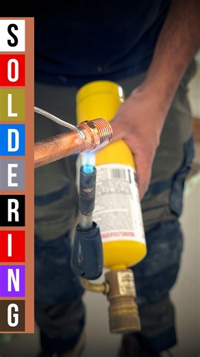Soldering a Copper MIP for a Tub Spout Installation