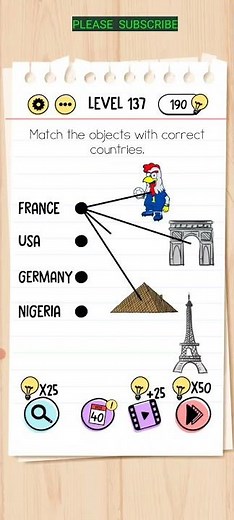 BRAIN TEST LEVEL 137 WALKTHROUGH WITH COMMENTARY