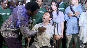 A man in a different continent who speaks a different language and comes from a different ethnicity receives prayer from T.B. Joshua for his crippling condition. Watch what happens next... | TB Joshua Ministries