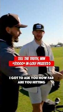 We ran into Ford at the PGA show and gave him an opportunity to win over $1000 in golf prizes 👀!!