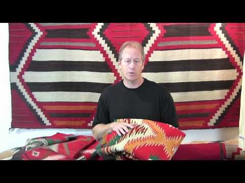 Native American Indian Blankets how to identify a Germantown Navajo Blanket