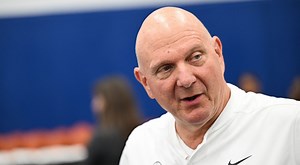 Clippers Owner Steve Ballmer Makes the Fans Happy During His Team’s Final Regular Season Game