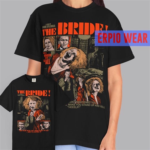 The Bride! Movie T-shirt 2026 the Bride Gothic Romance Film T Shirt - Etsy