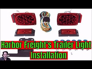 Harbor Freight - Trailer Light Installation
