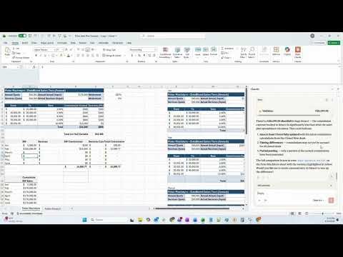 Commissions Expense Calculation Using Excel