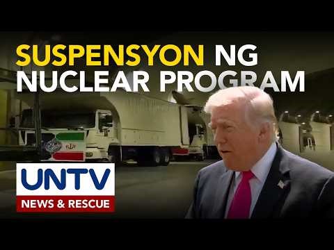 Trump: Iran, nagpahiwatig ng kahandaang suspendihin ang nuclear program