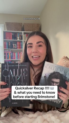 4.7K views · 106 reactions | AS PROMOSED: Quicksilver recap in under 3 minutes! Everything you need to know about Quicksilver before heading into Brimstone 勇 #quicksilver #quicksilverbook #brimstone #kingfisher #calliehart #romantasybookstagram #romantasyreads #fantasyromancebooks #newbookrelease Quicksilver recap, quicksilver review, what happened in quicksilver | Gabikozreads | Facebook