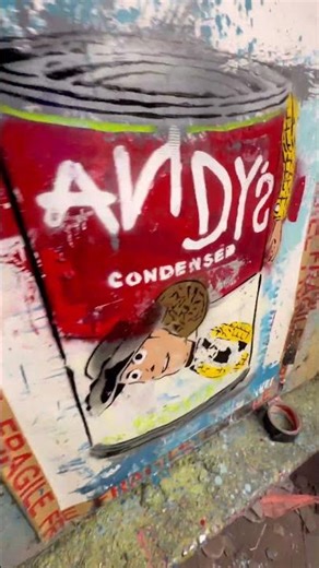 LP Original on 300gsm paper "Andy's condensed soup" JAN26 #toystory #artprocess #popart #art