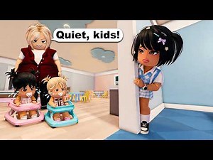 Daisy Causes Chaos at Daycare, Twins Escape From A Cruel Daycare Worker | Roblox Roleplay