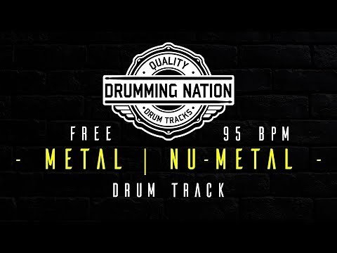 Metal / Nu-Metal - Drum Track | Midtempo - 95 bpm
