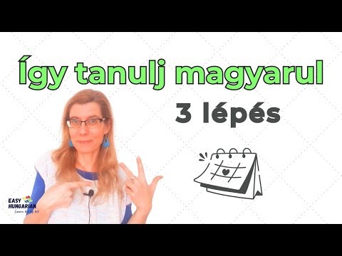 Így tanulj magyarul - 3 egyszerű lépés | How to learn Hungarian - 3 simple steps | Easy Hungarian