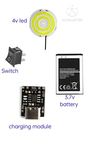 DIY Rechargeable Emergency Light using 1W LEDs | #shorts #shortsvideo #LEDLight #ashishtech #DIY