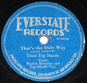 Texas Top Hands - That's The Only Way / Bandera Waltz
